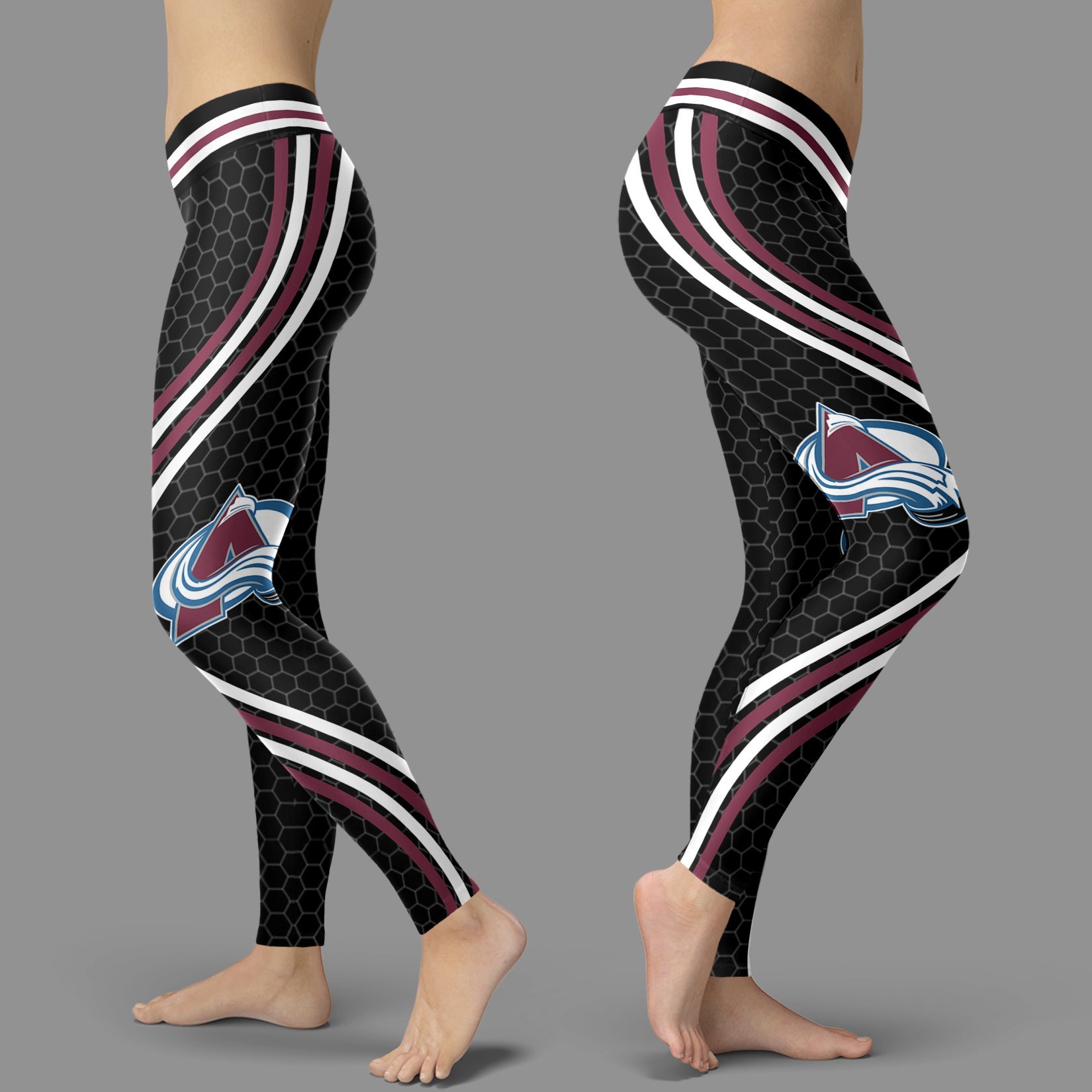 Black Curve Colorado Avalanche Leggings