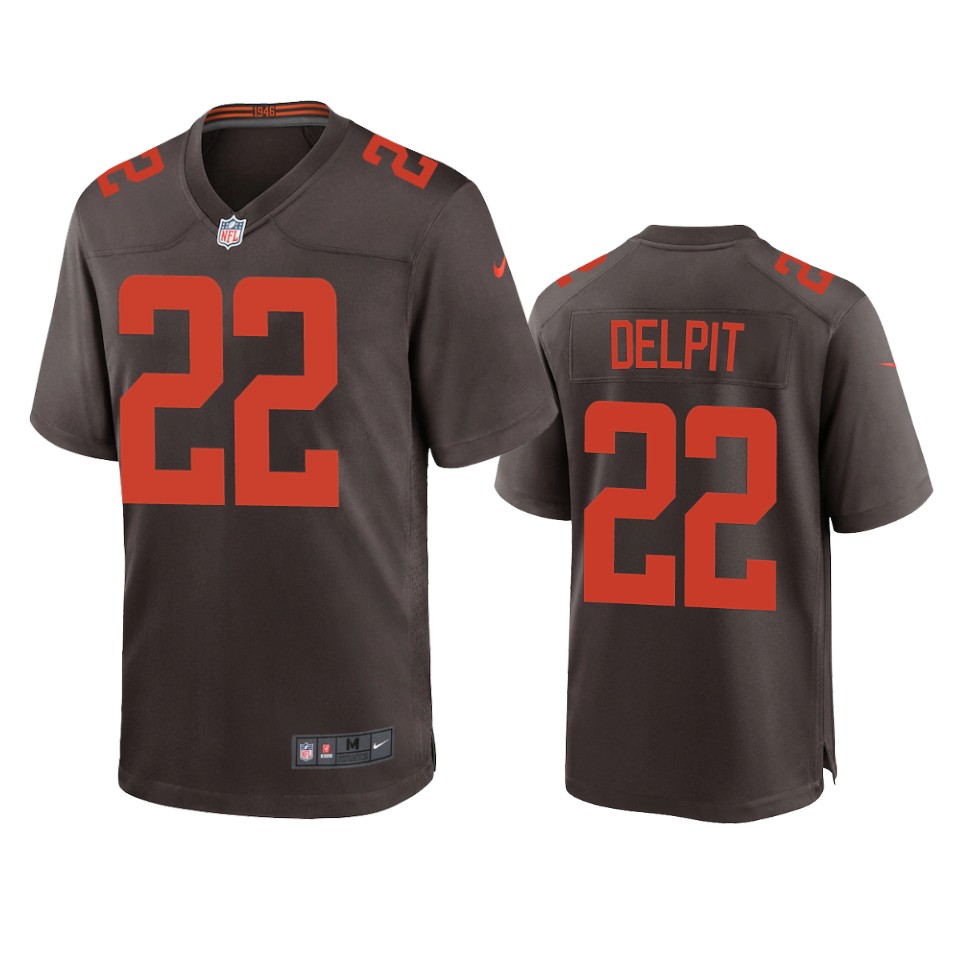 Cleveland Browns Grant Delpit Brown 2020 NFL Draft Alternate Game Jersey