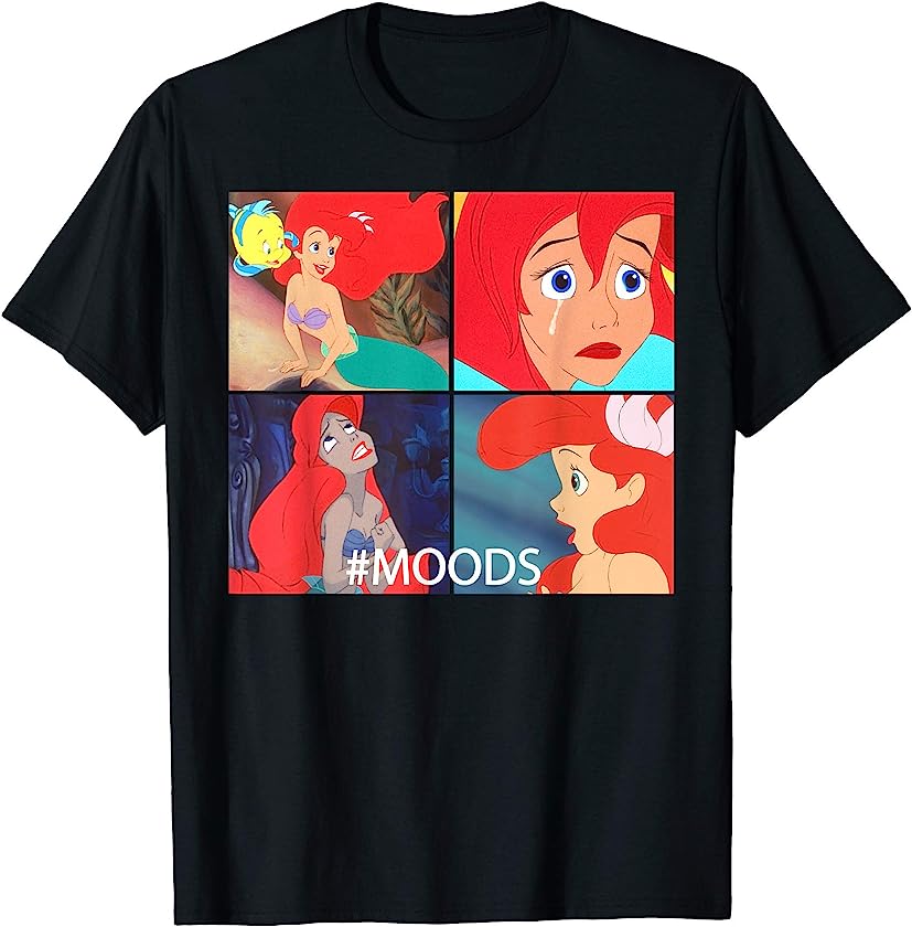 The Little Mermaid Ariel Mood Panels T-Shirt