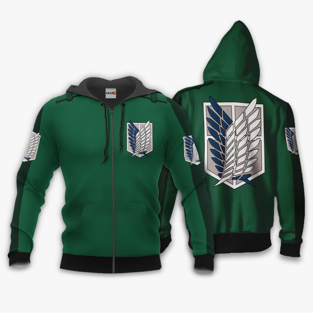 AOT Special Scout Uniform Hoodie Wings Of Freedom Attack On Titan Shirt