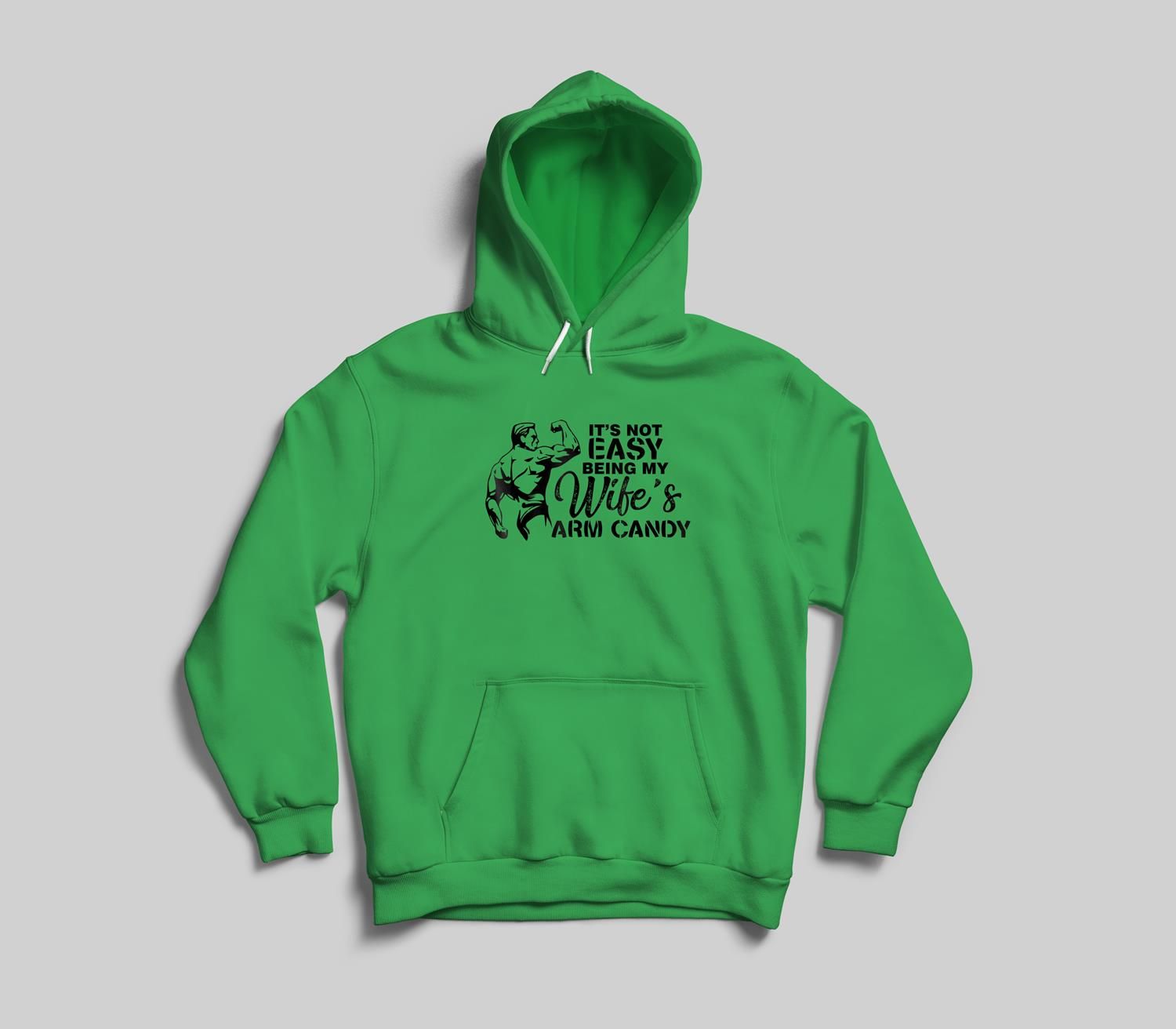 Not Easy Being Wifes Arm Candy Valentines Day Gift Youth hoodie