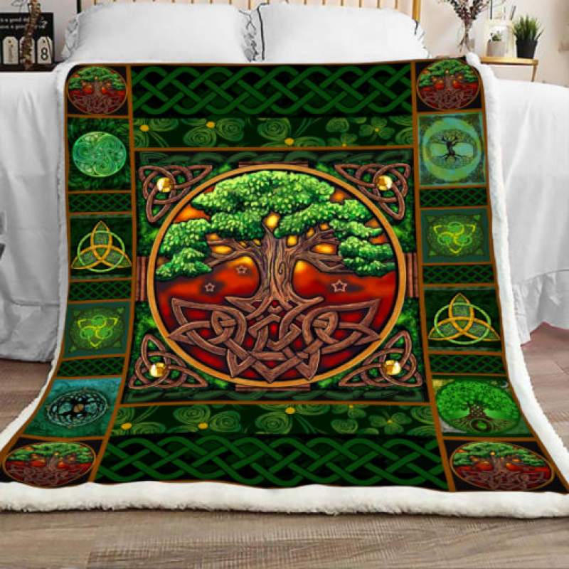 Irish Celtic Sherpa Blanket JR1702 69O52