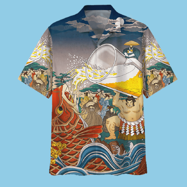 Carp Drink Beer Hawaii Shirt For Men Women Ha38029