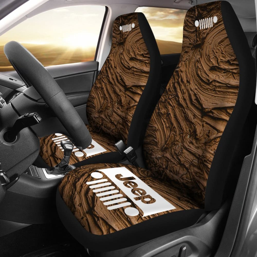 Jeep Grill Seat Covers – Mud Swirls 101819