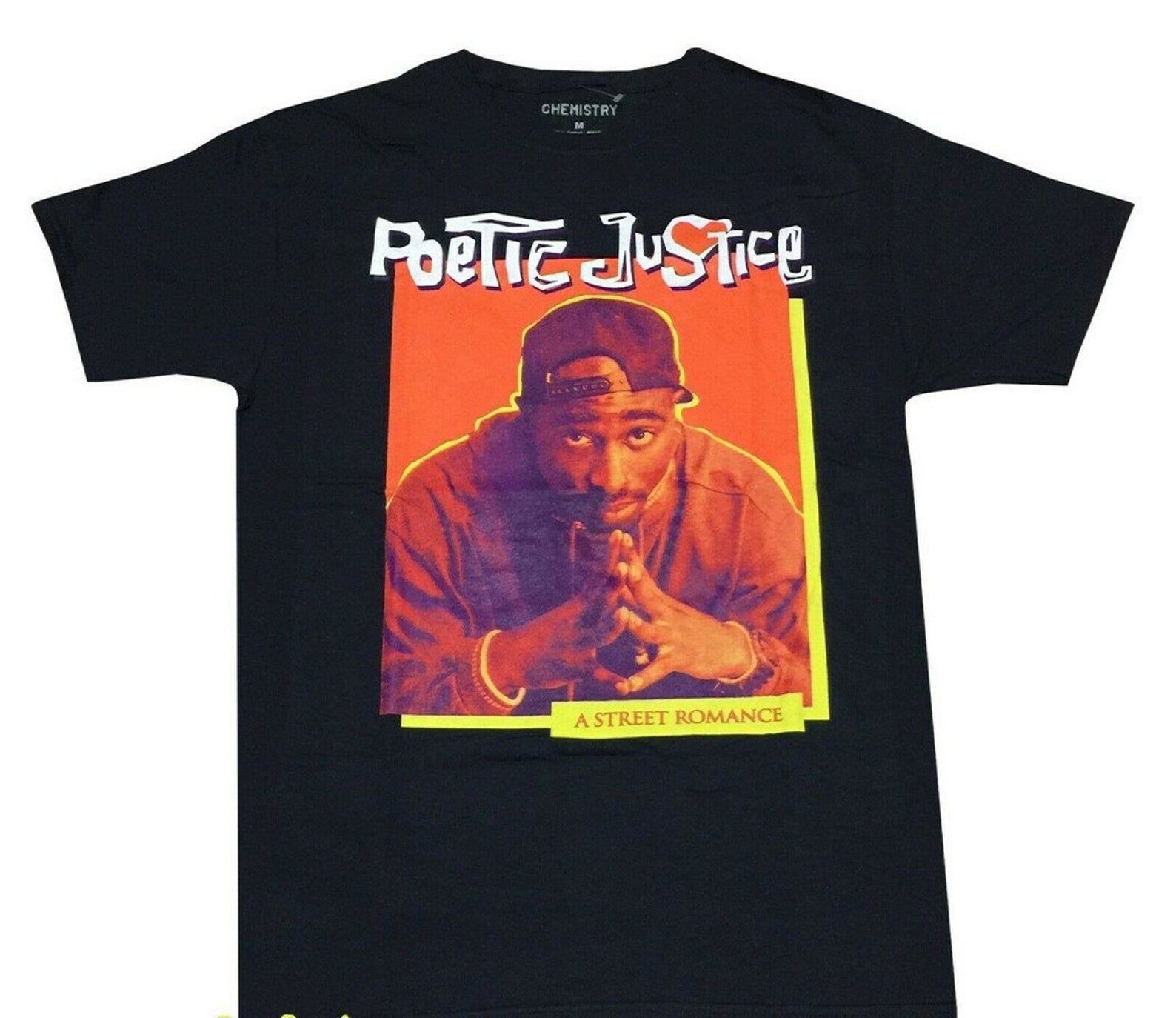 New Poetic Justice 2 Pac S Black 1993 Classic Vintage T-shirt 2pac ...