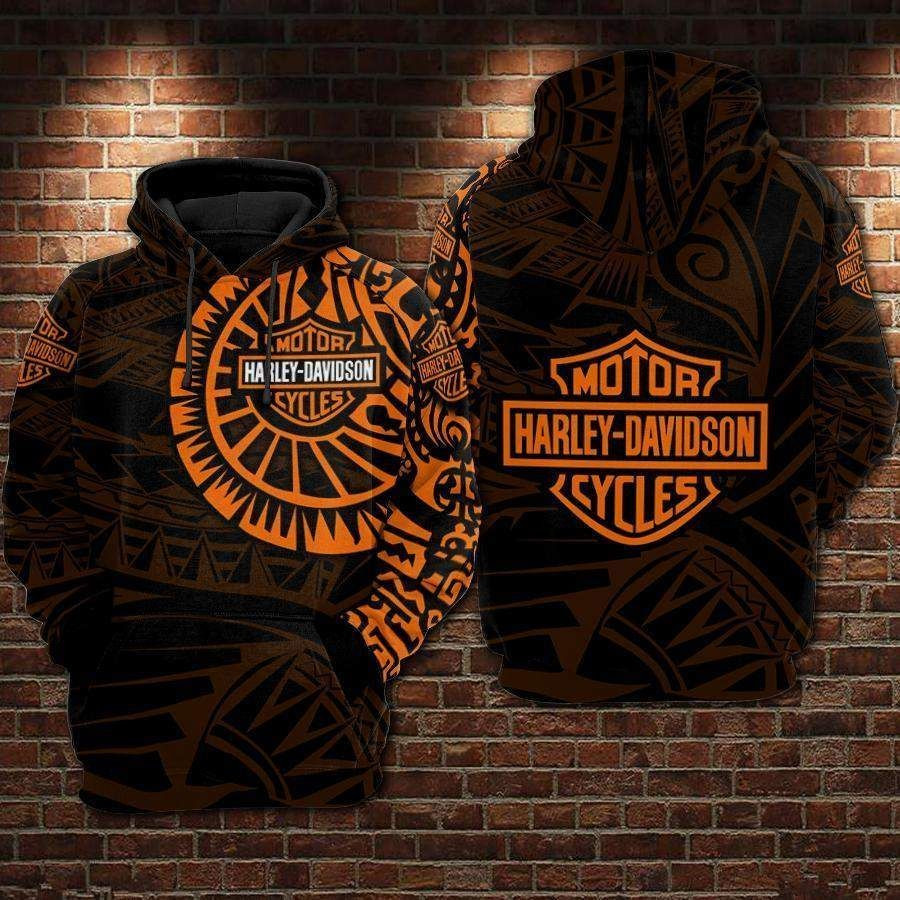 Harley Davidson Xxxvii 3D Hoodie Zip Hoodie  Size S-5Xl