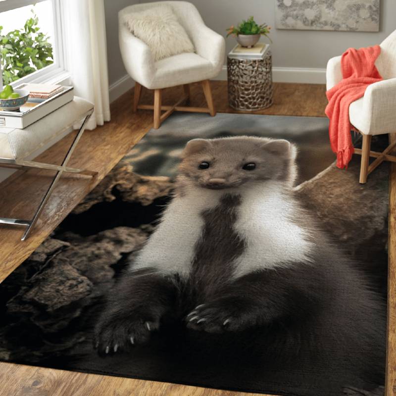 The Cute Weasel – Animals Area Rug Carpet