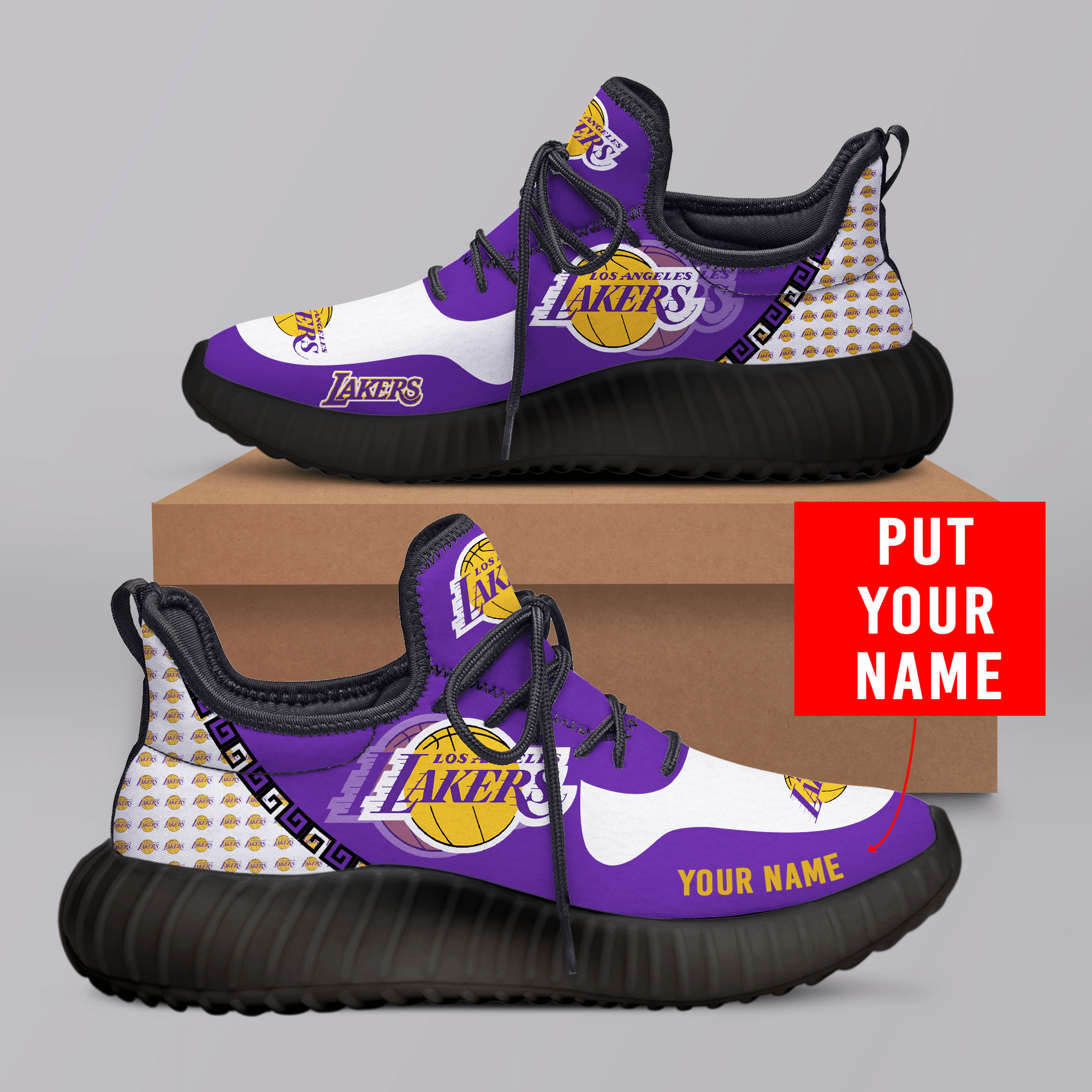 La Lakers Custom Name Yz Shoes – V11