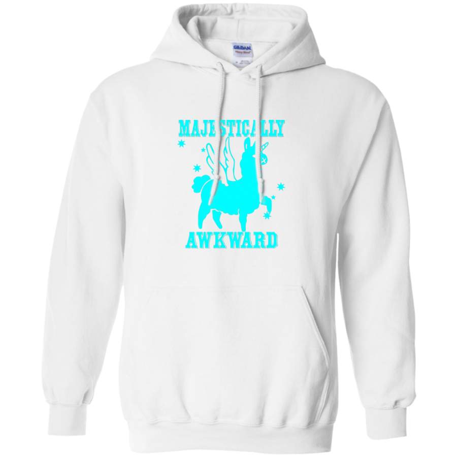 AGR Majestically Awkward Llamicorn Gildan Pullover Hoodie