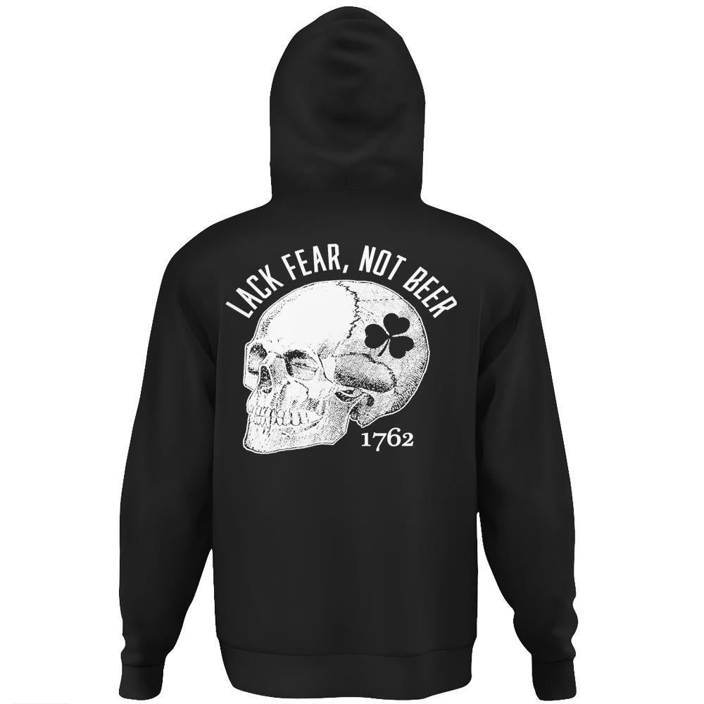 Lack Fear Not Beer St Patrick’S Day 1762 Skull Hoodie Print On Back