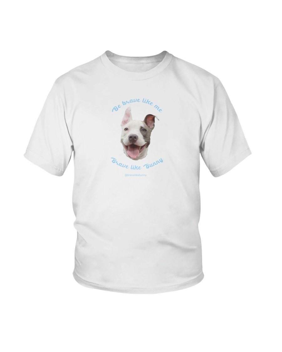 Bunny Head – Brave Like Me, Brave Like Bunny Official Youth T-shirt