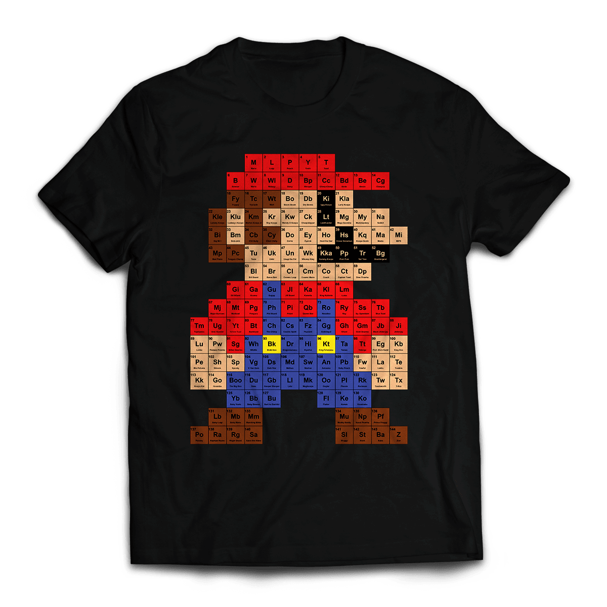 Super Mario Elements Unisex T-Shirt