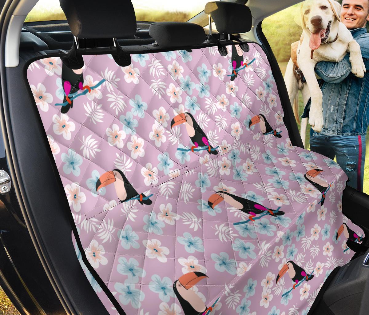 Black Whale Pattern Dog Car Seat Covers