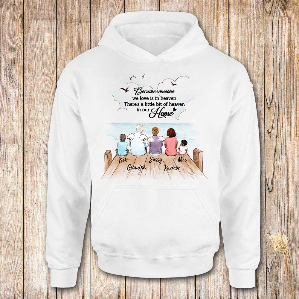 [Front Side] Personalized Memorial Hoodie Gift For Lost Loved One – Custom Sayings