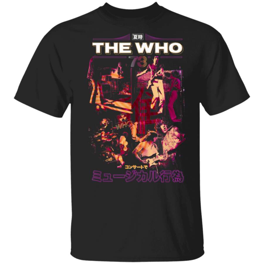 The Who Official Japan Art 73 TShirt