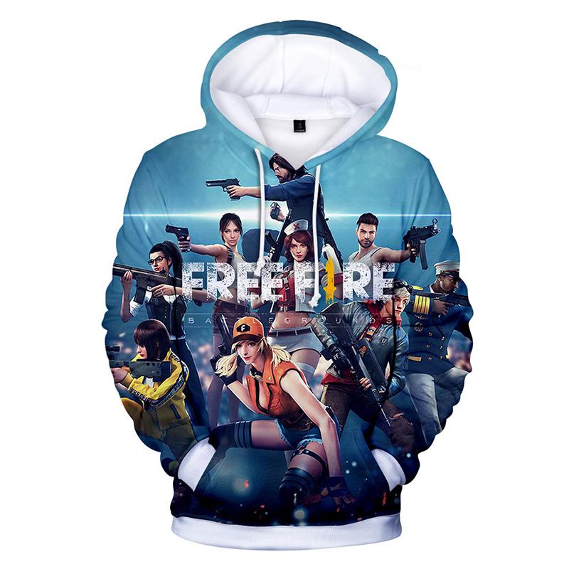 Free Fire Hoodies - Free Fire Game Series NEW Hero Battle Royale Poster ...