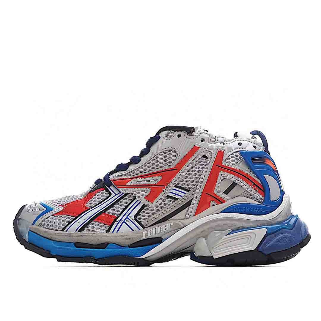 Balenciaga Runner In BlueRedGray Shoes Sneakers SNK119574843