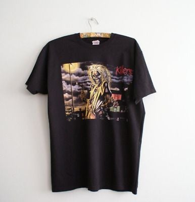 Vintage Iron Maiden Killers T-Shirt, Vintage Band Shirt, Iron Maiden 6888