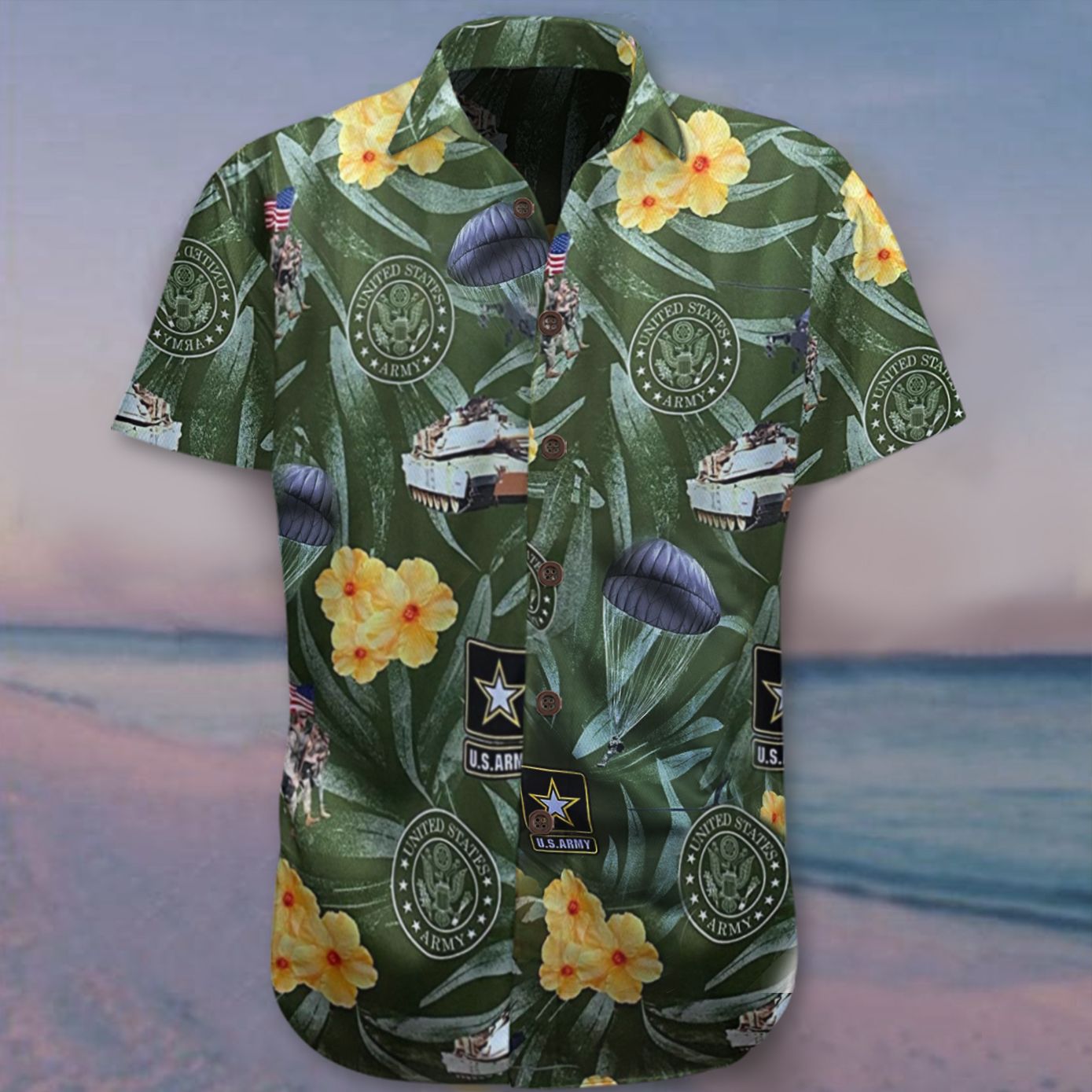 Army Hawaii Shirt Honor United State Apparel Tropical Gift For Man Ha56485