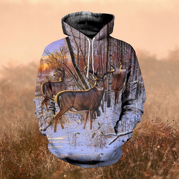 AMAZING DEER LEGGING HOODIE QQ TDT282008A13SS