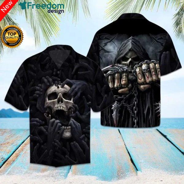 Amazing Skull Hawaii Shirt Unisex Ha39100