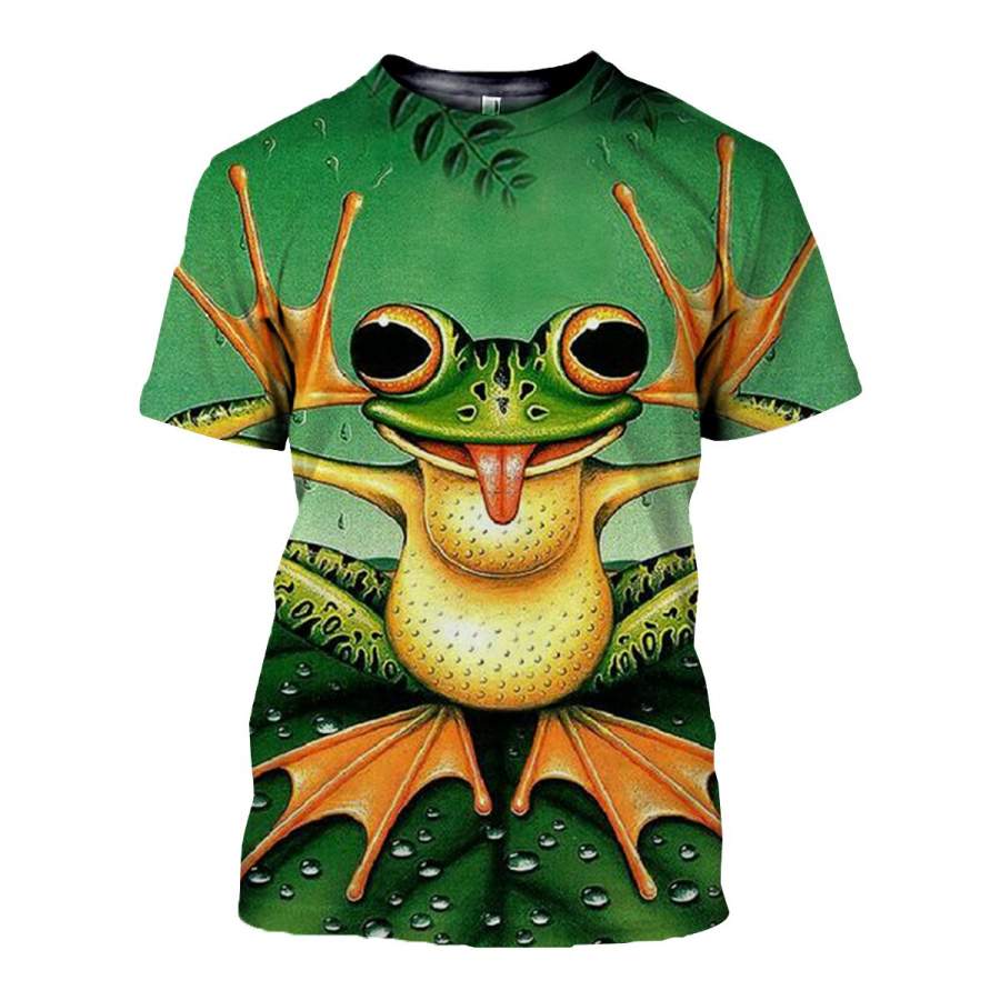 3D All Over Printed Frog T Shirt Hoodie 71201916