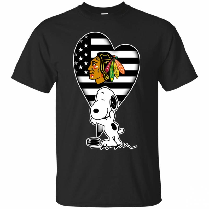 Chicago Blackhawks Snoopy In My Heart Shirts