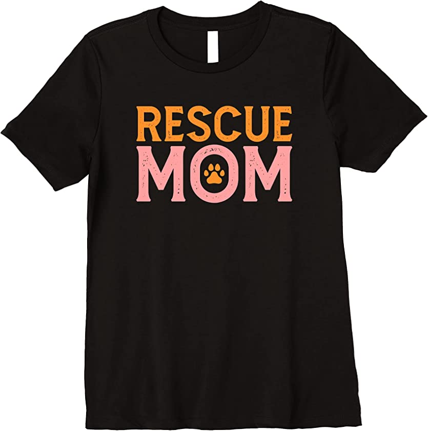 Womens Rescue Mom, Saving Animals, Wildlife Rescue, Cat Rescue Premium T-Shirt