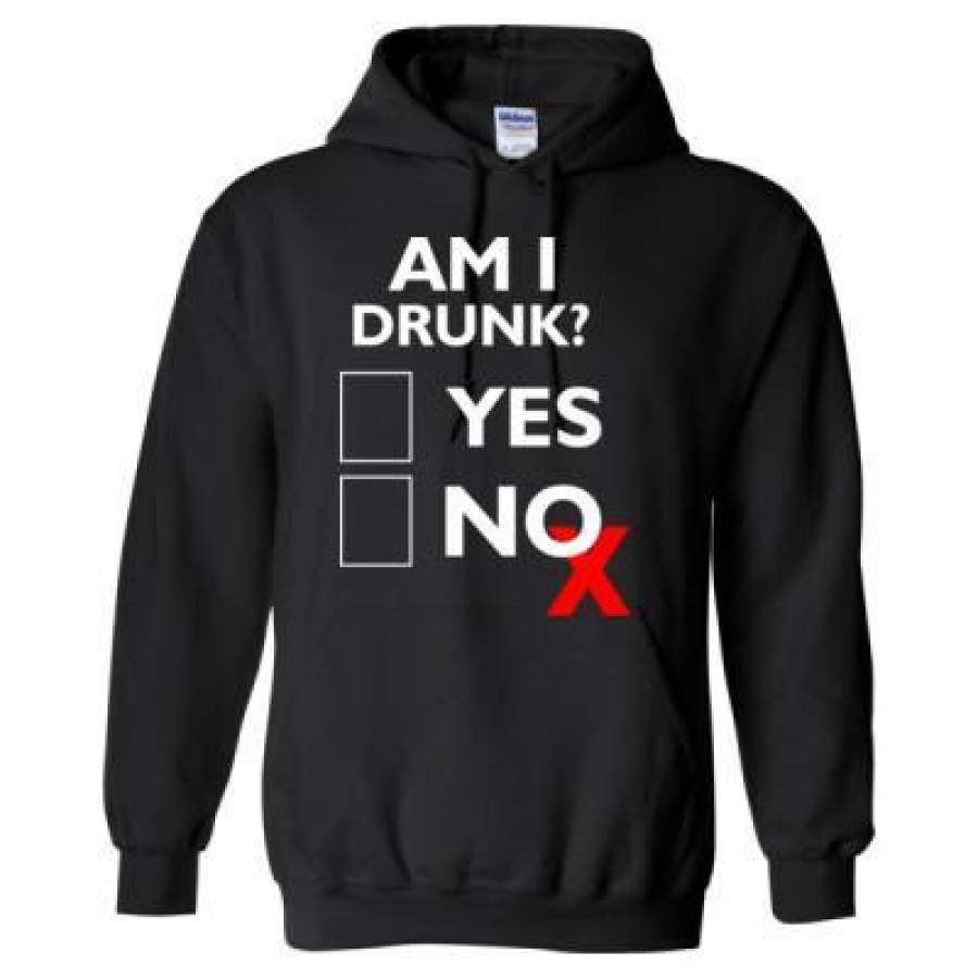 AGR Am I Drunk Yes No – Heavy Blend™ Hooded Sweatshirt