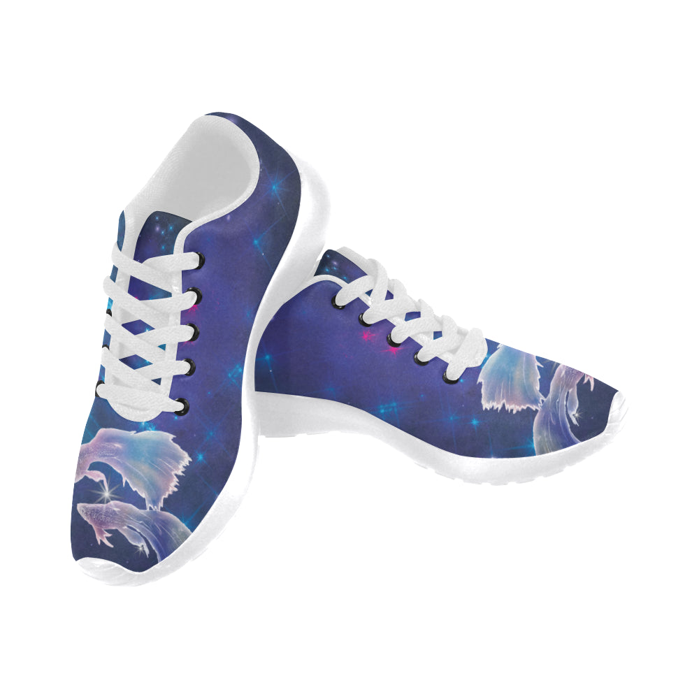 Pisces White Sneakers Size 13-15 for Men