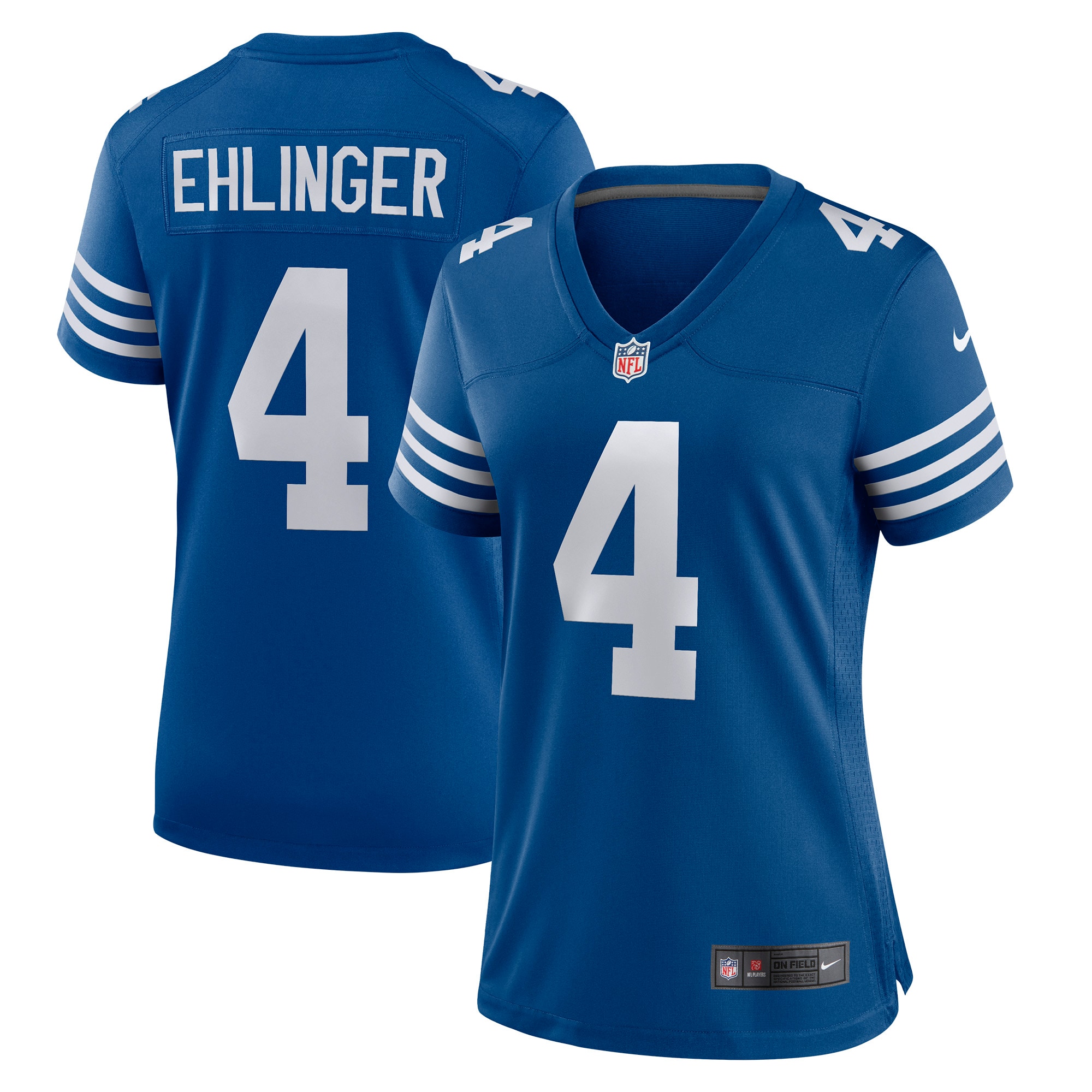 Sam Ehlinger Indianapolis Colts Women's Game Player Jersey – Blue