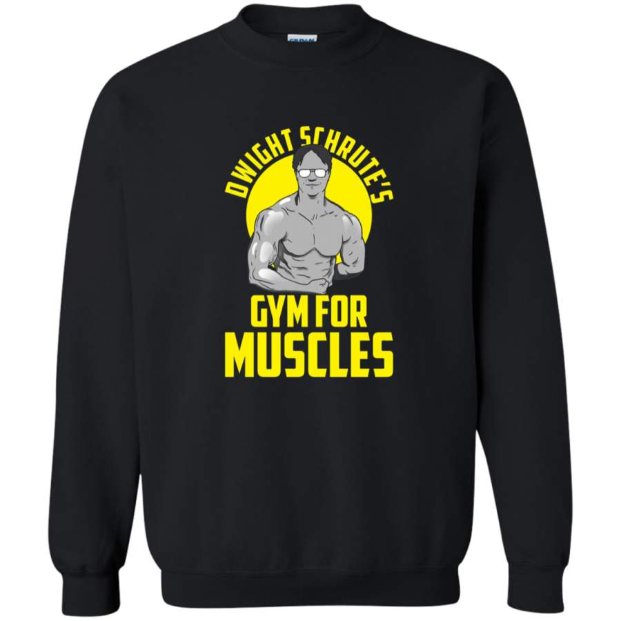 AGR Dwight Schrute gym muscles Crewneck Pullover Sweatshirt