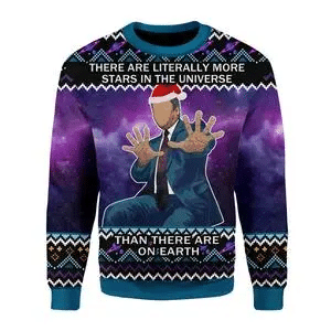 There Are Literally More Stars Ugly Christmas Wool Sweater