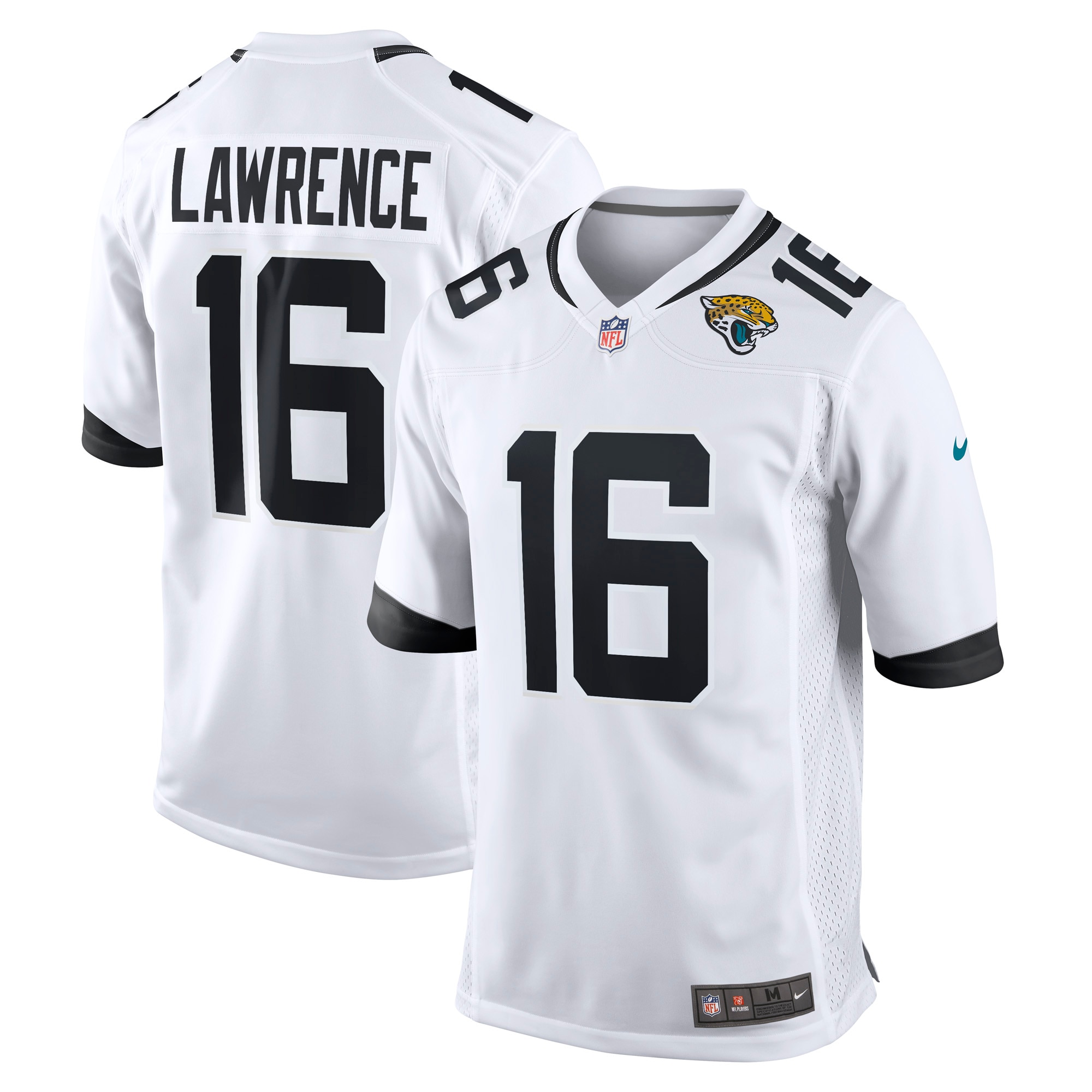 Trevor Lawrence Jacksonville Jaguars White Game Jersey – White