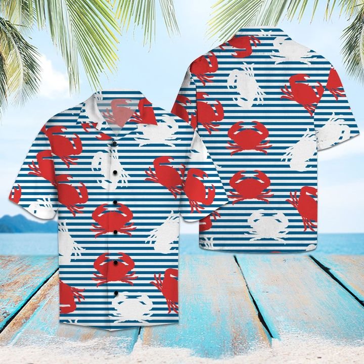 Amazing Crab Hawaiian Shirt Summer Button Up For Men, Women, Couple