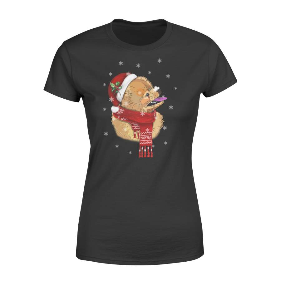 Chow chow Scarf Christmas T- shirt, Cute Christmas T-shirt TT – Standard Women’s T-shirt
