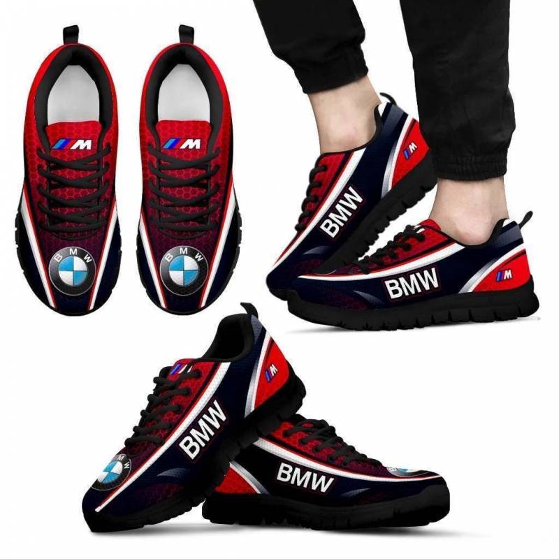 3D Printed BMW NTA Sneakers For Men & Women Ver 7 (Red)