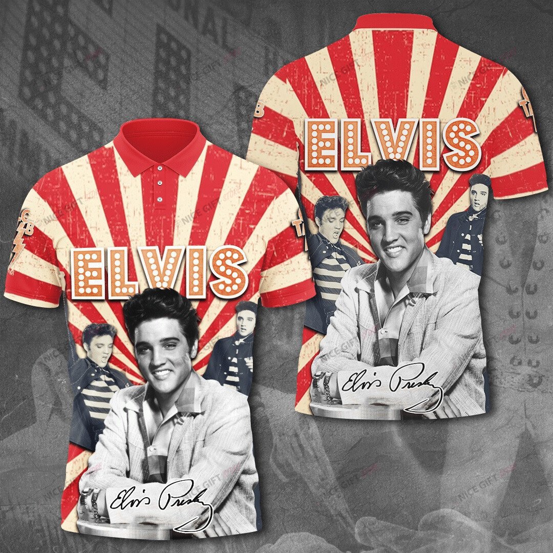 Elvis Presley Polo Shirt 3D 3Ps-U4Q7