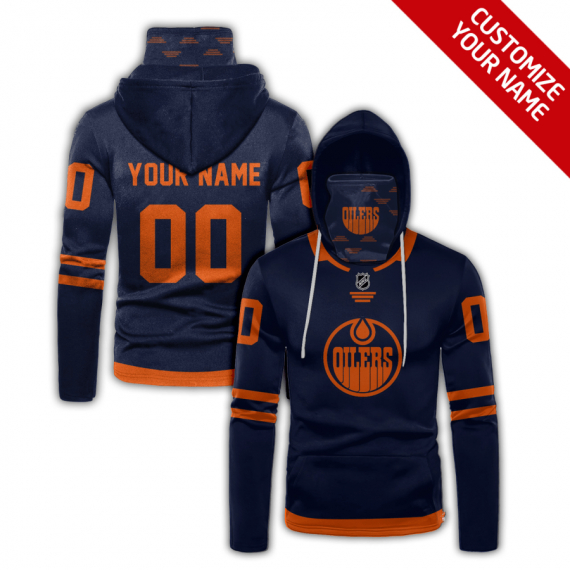 Gift Ideas Personalized Edmonton Oilers Bandana Hoodie Mh62