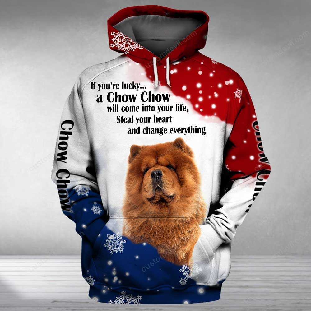 Chow Chow Will Come Into Your Life 3D Full Printing Hoodie