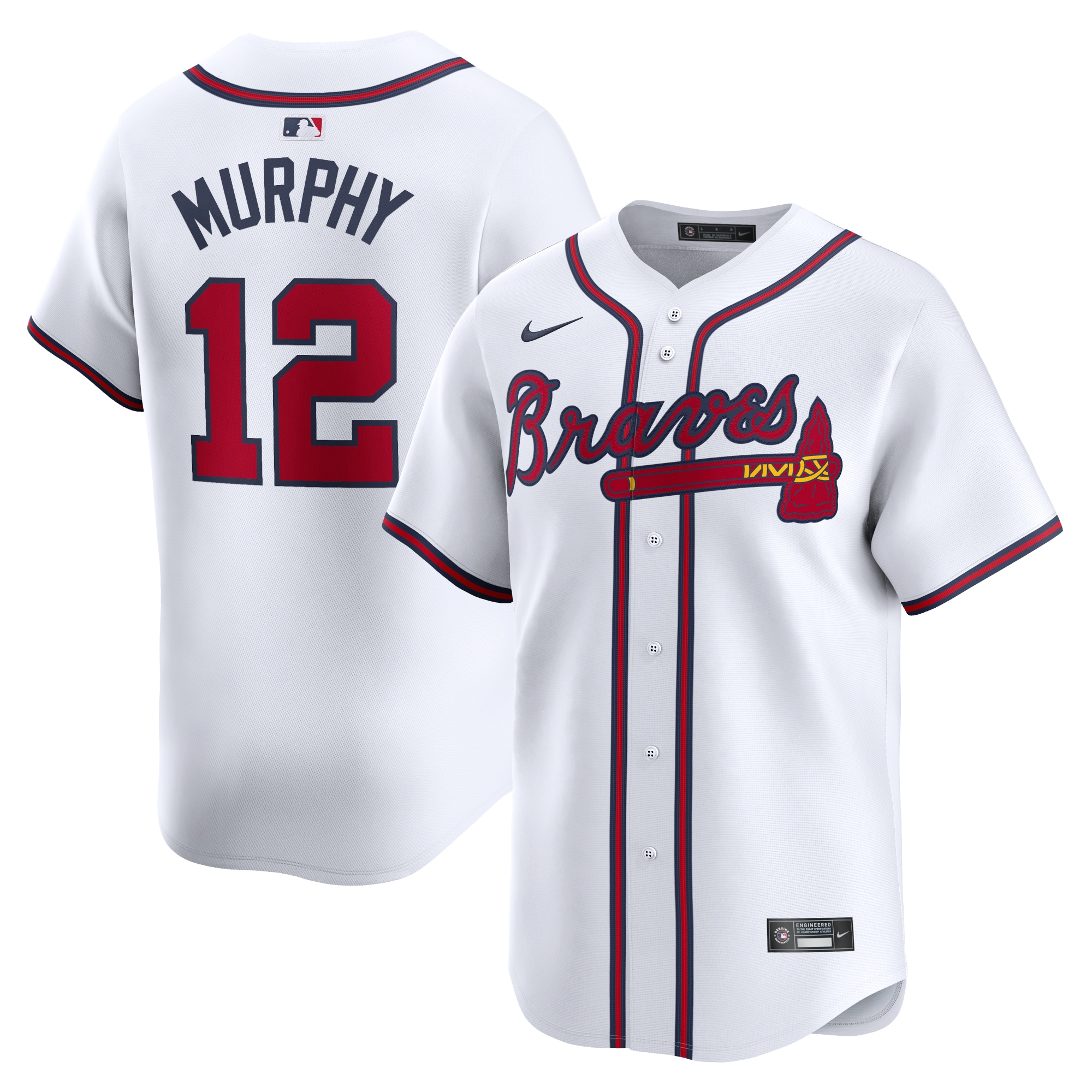 Sean Murphy Atlanta Braves Home Limited Player Jersey – White