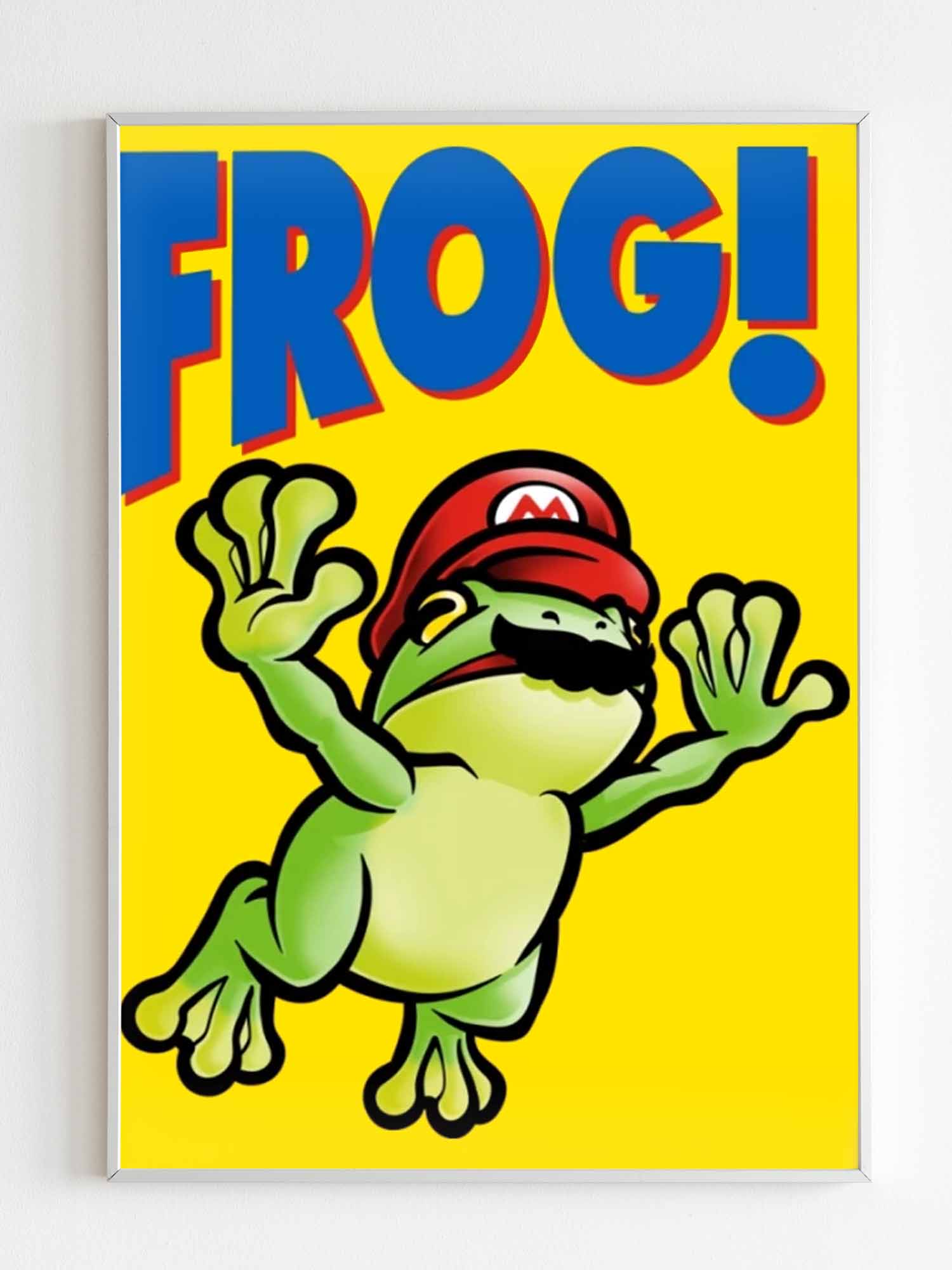 Super Mario Frog Poster