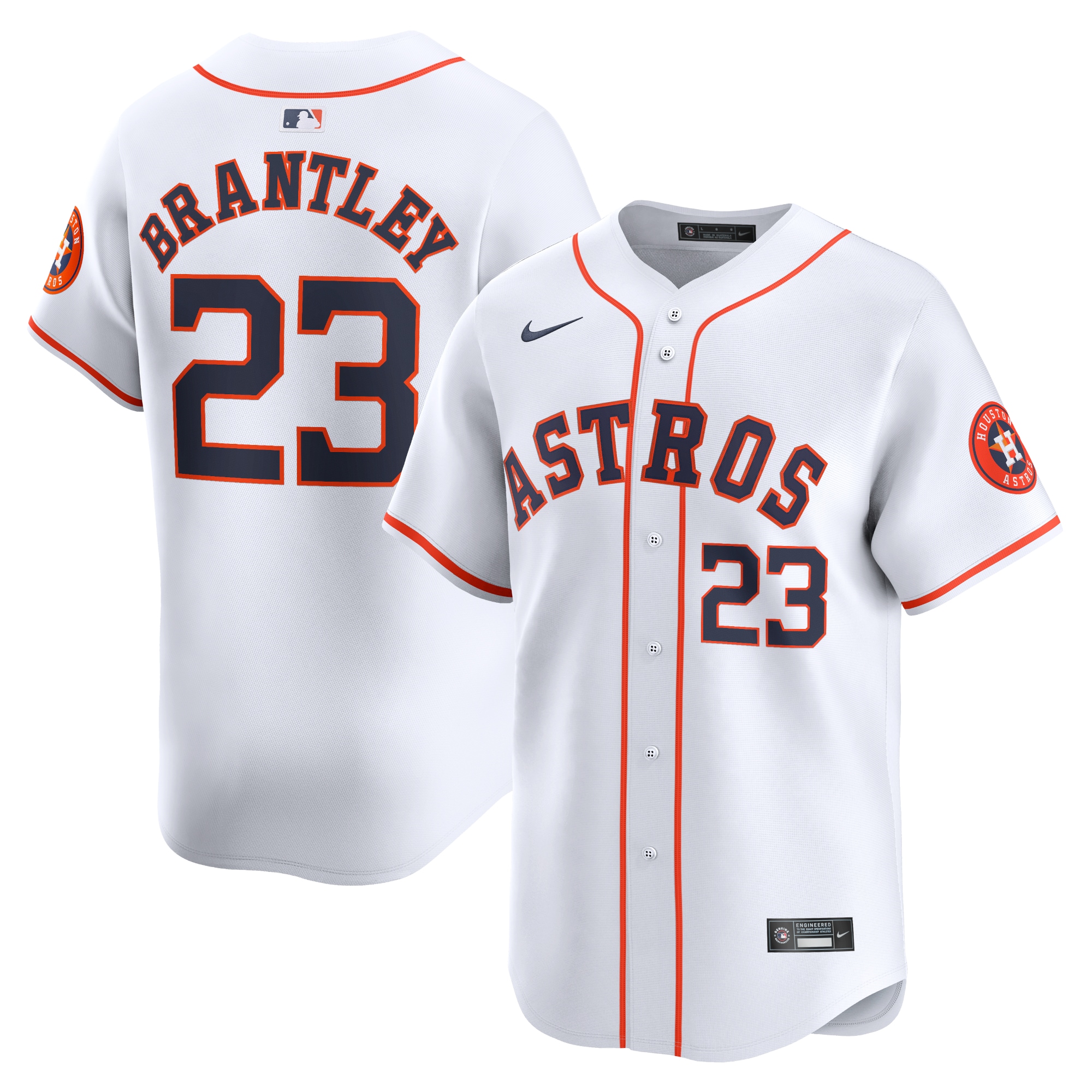 Michael Brantley Houston Astros Home Limited Player Jersey – White