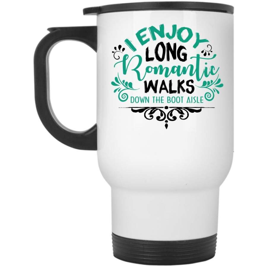 Cool Couple Travel Mug, I Enjoy Long Romantic Mug