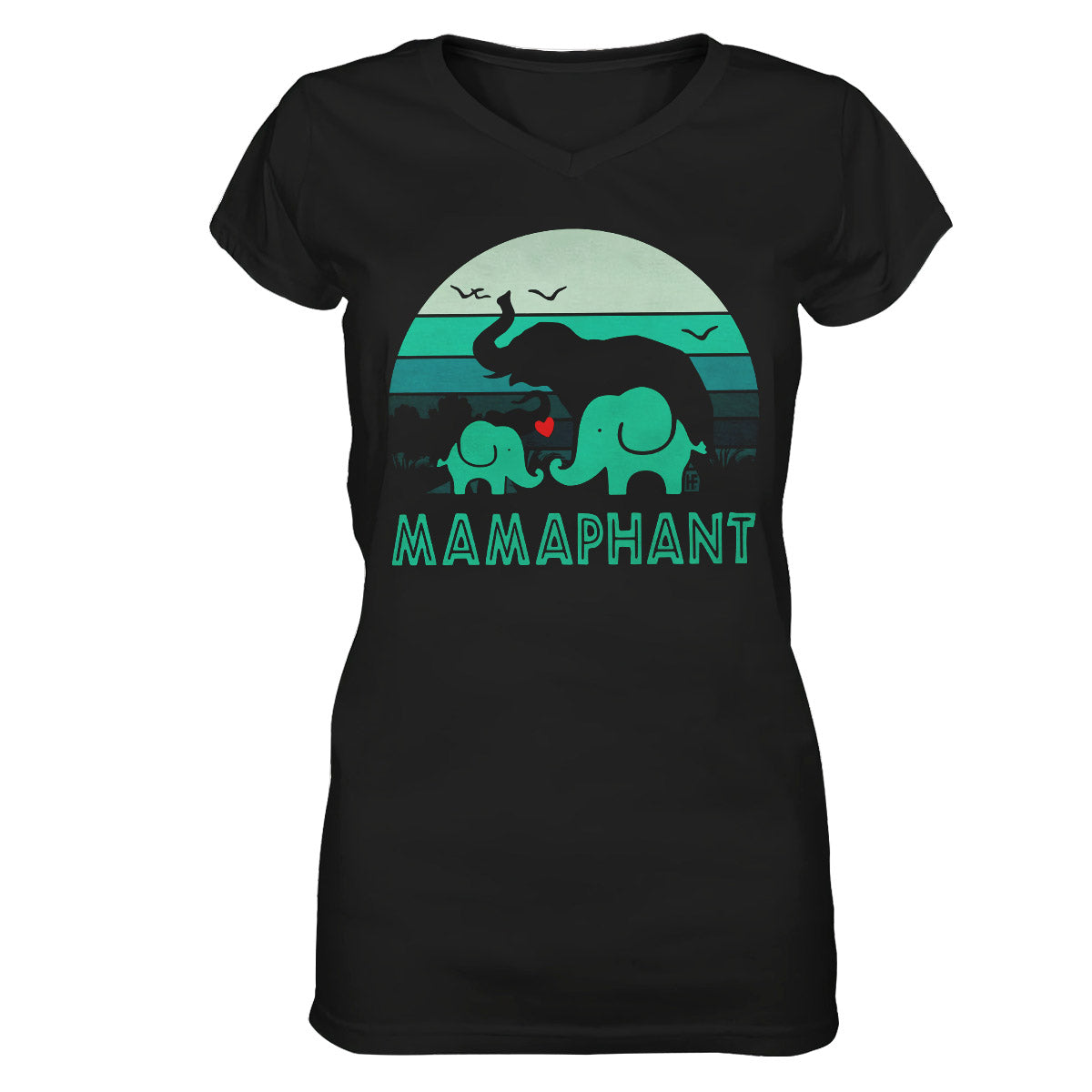 Elephant Lovers Shirt 11 Ez01 1009 Women V-Neck T-Shirt