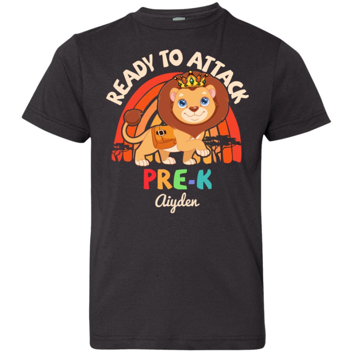 Personalized Ready To Attack My School Kid T-Shirt