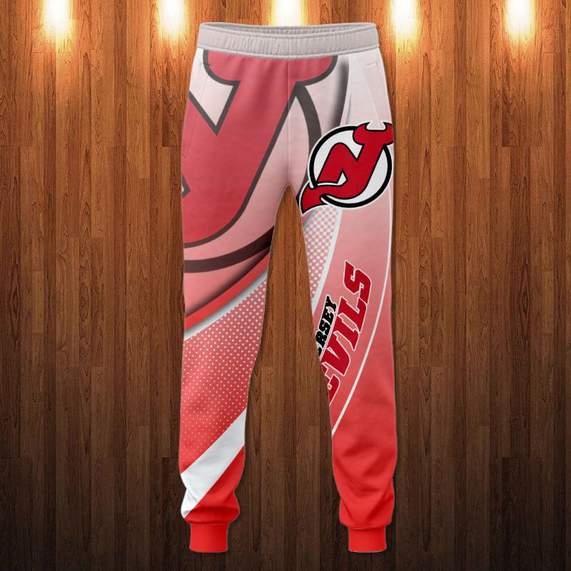 New Jersey Devils 3D Full Printing Sweatpants Sport Joggers 5022