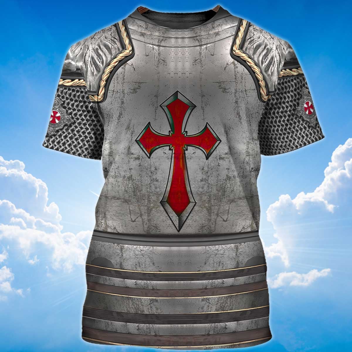 Best Knight Templar Warrior Armor T Shirt