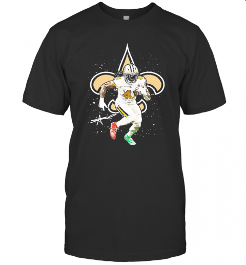 New Orleans Saints Alvin Kamara Signature T-Shirt