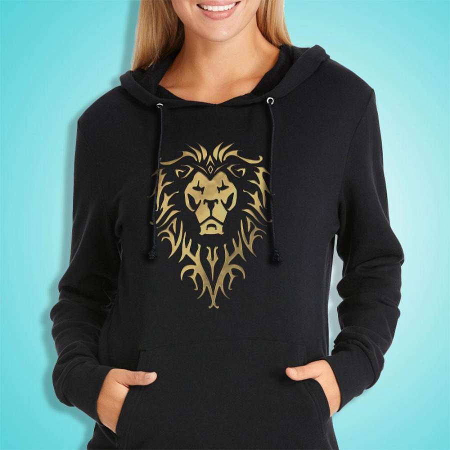 Warcraft Movie T Shirt Lion Wow Alliance Women’S Hoodie